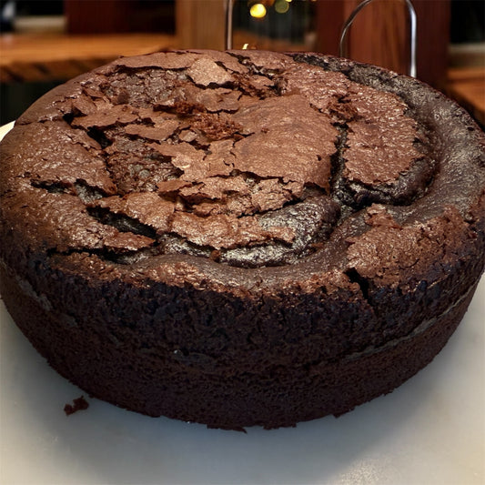 Gluten Free Rich Moist Chocolate Fudge Cake - Also available as a Dairy Free option