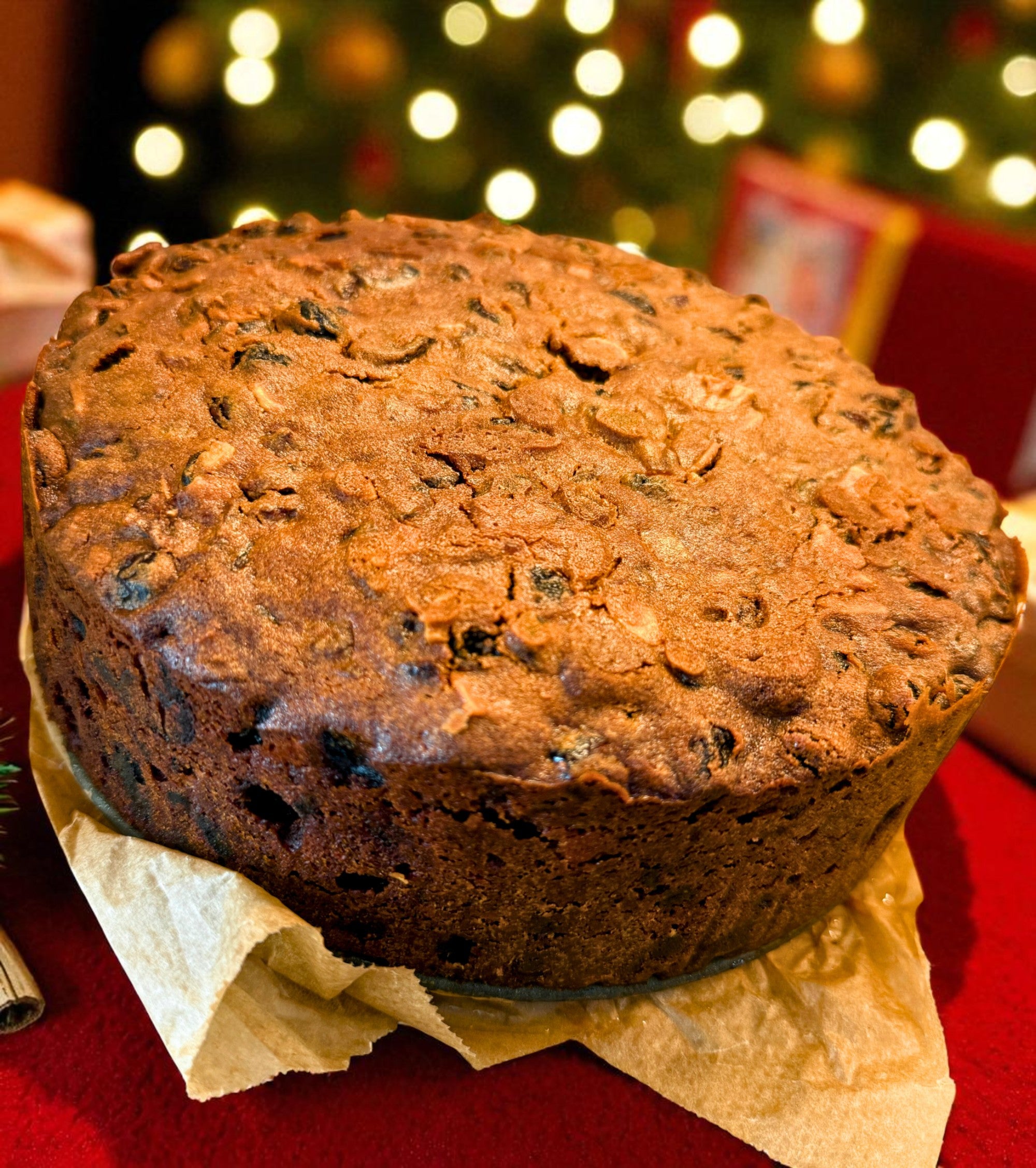 Gluten Free Iced Christmas Cake Slice – Homemade