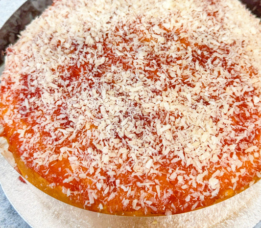 Gluten-Free Coconut & Jam Cake | Traditional Sponge | Dairy-Free Option Available
