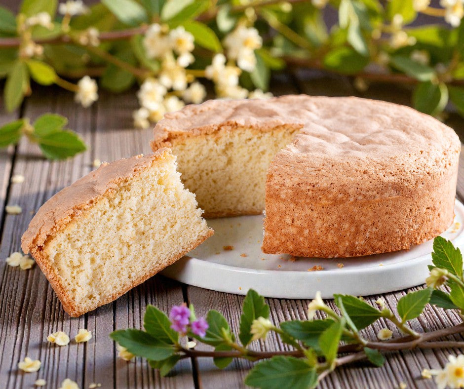 Madeira Cake – Gluten Free  Classic light sponge with lemon