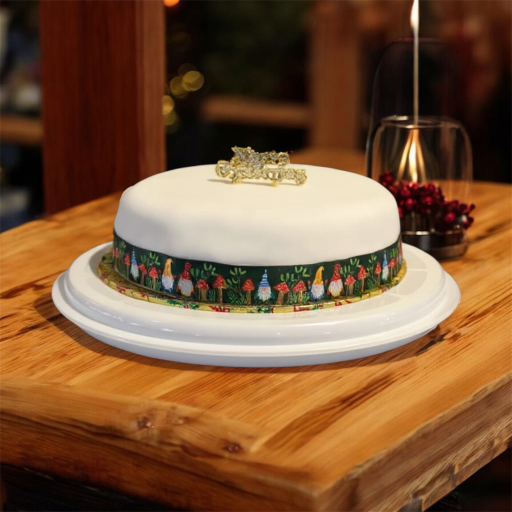 Dairy Free Gluten Free Christmas Cake | Handmade Festive Cake