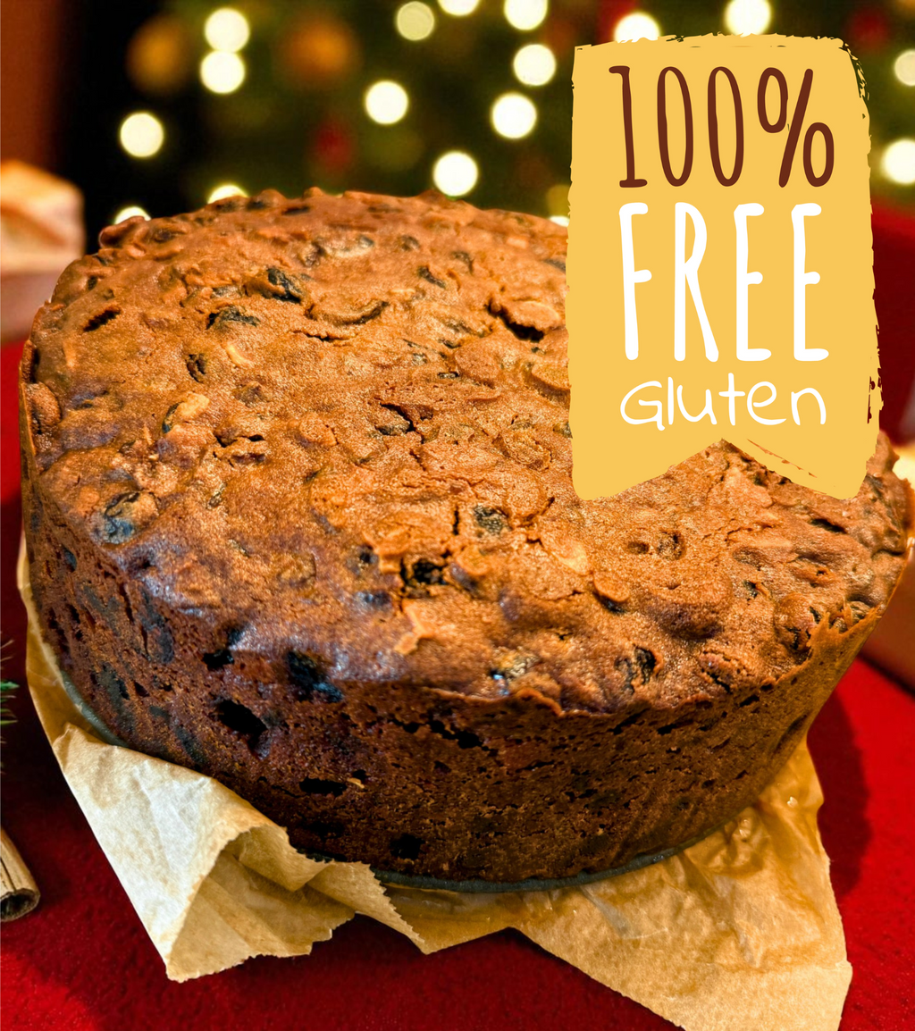 Gluten Free Iced Christmas Cake Slice – Homemade