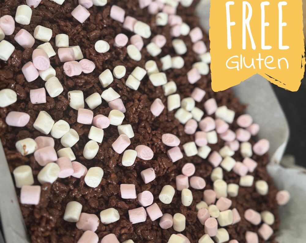 Gluten-Free Rocky Road | Handmade Chocolate Marshmallow Bars | Gift Box of 9