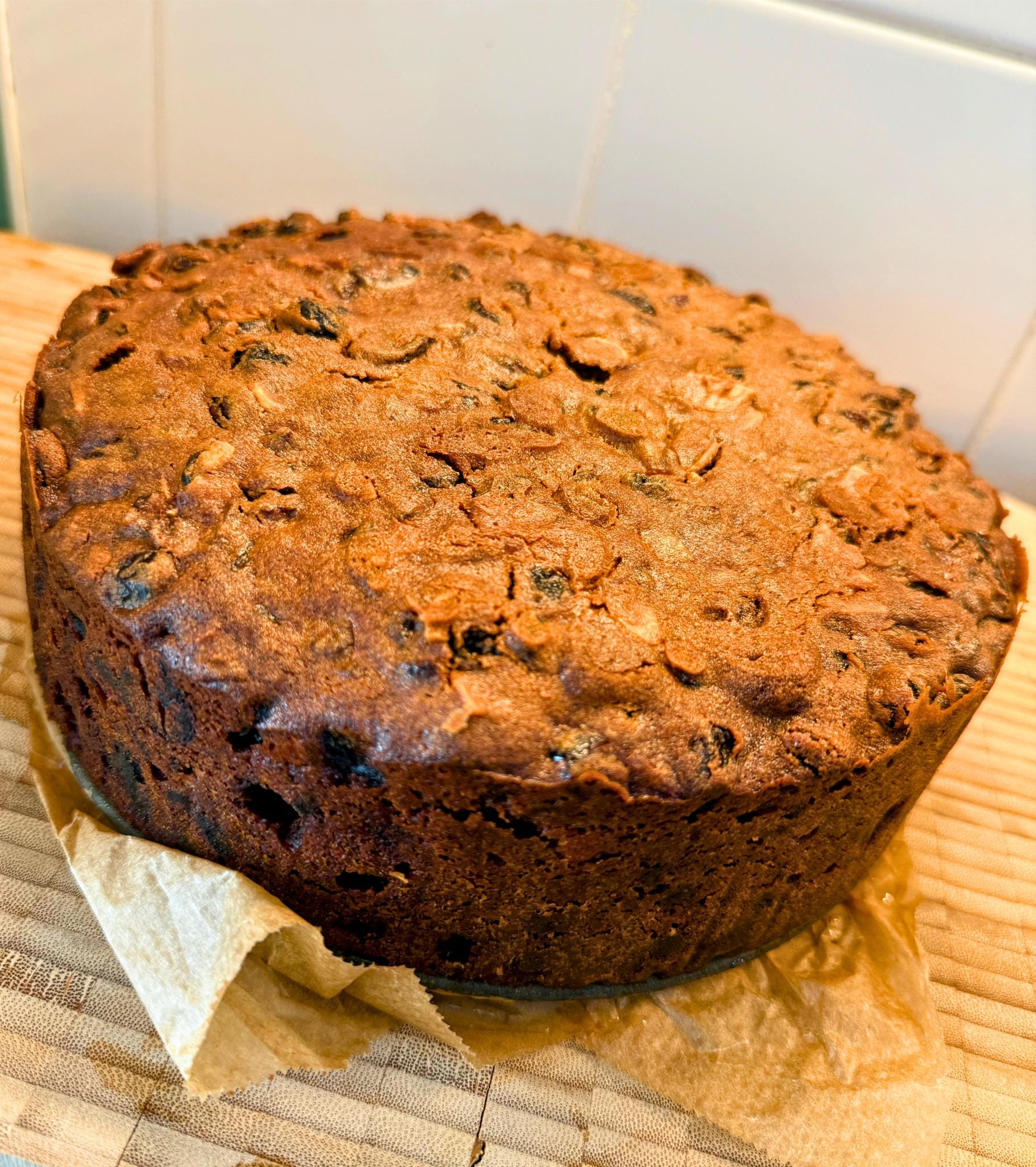 Gluten-Free Christmas Fruit Cake: Handmade 20-inch Festive Bake