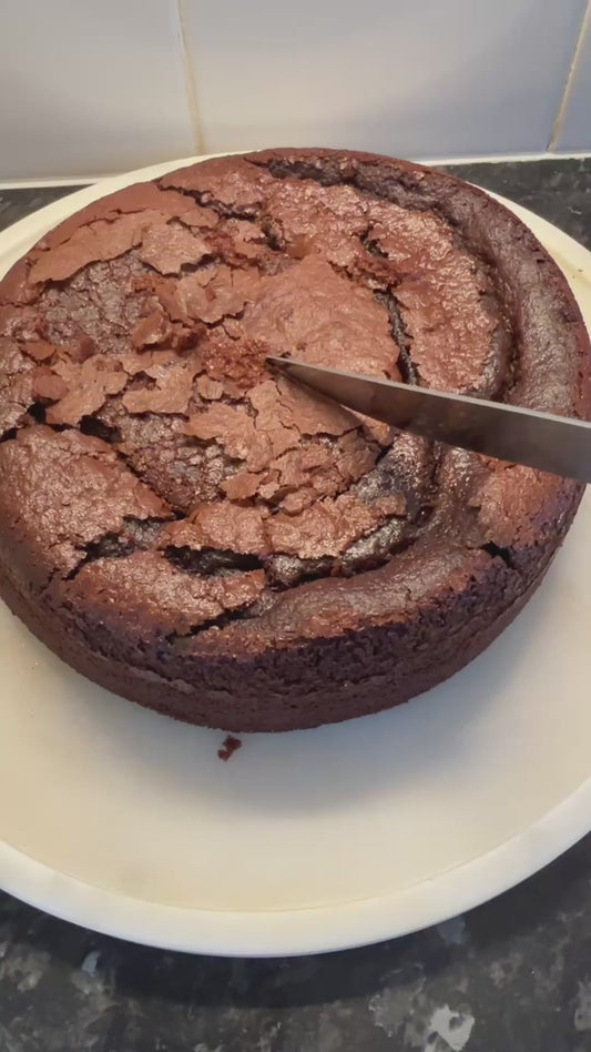 Gluten Free Rich Moist Chocolate Fudge Cake - Also available as a Dairy Free option